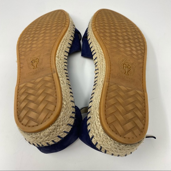 Cole Haan Cloudfeel Nubuck Espadrilles Sandals 8B - Picture 9 of 10